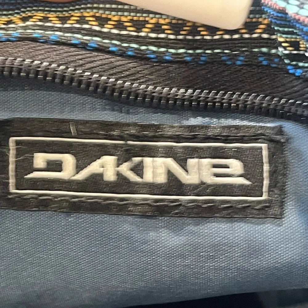 Dakine Men's Geometric Messenger Bag - Blue and Gray Y2K 90’s​